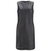 HUGO Women's Lisha Leather Sheath Dress - Black - Image 1