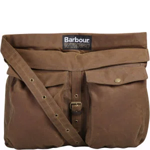 Barbour Unisex Wax Retriever Bag  - Sandstone Image 1