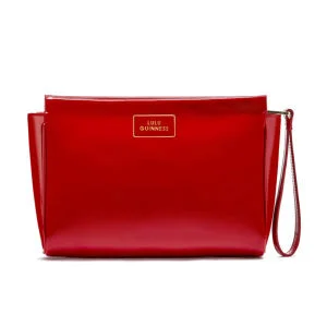 Lulu Guinness Women's Medium Katie Patent Leather Clutch - Red