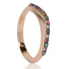 Katie Rowland Slice Embellished 18 CT Ring - Rose Gold - Image 1