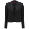 HUGO Women's Atiana Crepe Suit Jacket - Black - Image 1