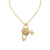 Vivienne Westwood - Jewellery Neil Bas Relief Imitation Gold Necklace - Image 1