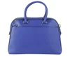 MILLY Blake Medium Kettle Leather Tote Bag - Blue - Image 1