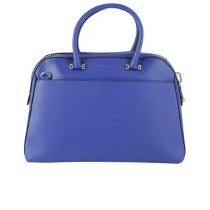 MILLY Blake Medium Kettle Leather Tote Bag - Blue Image 1