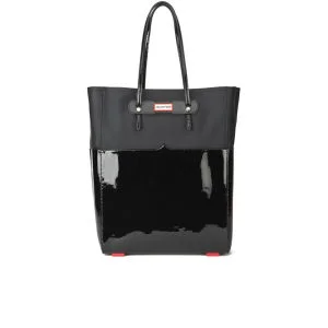 Hunter Women's Original Rubberised Shopper Bag - Black Image 1
