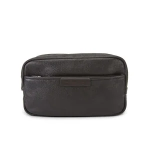 Marc by Marc Jacobs Leather Dopp Kit Wash Bag - Black