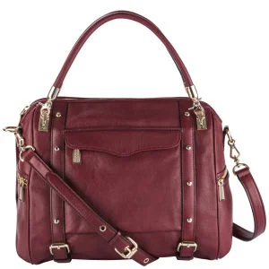 Rebecca Minkoff Cupid Leather Grab Bag - Port Image 1