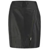 HUGO Women's Lonca Zip Up Leather Pencil Skirt - Black - Image 1