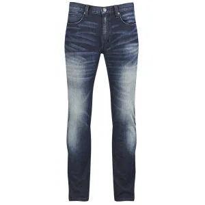 HUGO Men's 734 Mid Rise Slim Fit Jeans - Mid Wash Image 1
