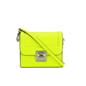 Marc by Marc Jacobs Top Schooly Jax Leather Bag - Safety Yellow Image 1