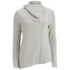 Helmut Lang Women's Zip-Up Sweatshirt with Asymmetric Back - Grey Heather - Image 1