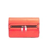 MILLY Women's Riley Small Cross Body Leather Bag - Neon Peach - Image 1