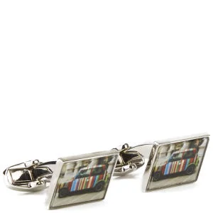Paul Smith Accessories Men's Mini Car Cufflink - Silver Image 1