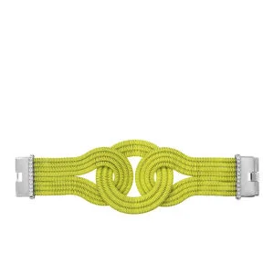 Lara Bohinc Exclusive to Harper's Bazaar Solar Eclipse Bracelet - Neon Yellow