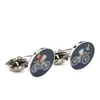 Paul Smith Accessories Men's Cycling Rabbit Cufflinks - Navy - Image 1