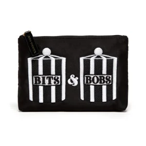 Lulu Guinness Bits and Bobs Zip Pouch - Black Image 1