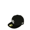 New Era Men's MLB 59FIFTY New York Yankees Hat - Black & White - Image 1