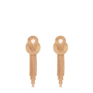 Lara Bohinc Saturn Earrings - Rose Gold Image 1
