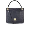 Orla Kiely Leather Ivy Bag - Navy - Image 1