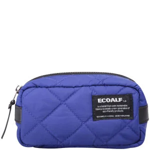 Ecoalf California Quilted Wash Bag - Blue Klein