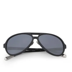 Kris Van Assche Rubberised Sunglasses - Black