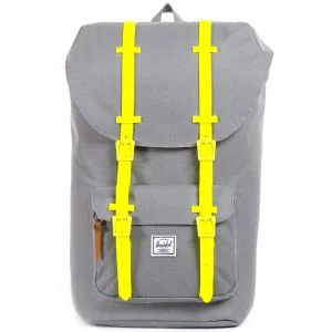 Herschel Supply Co. Little America Backpack - Grey/Yellow Rubber Image 1
