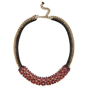 Nocturne Women's Nora Beaded Necklace - Pink