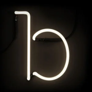 Seletti Neon Wall Light - Letter B Image 1