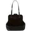 Lulu Guinness Mid Pollyanna Patent Leather Bag - Black - Image 1