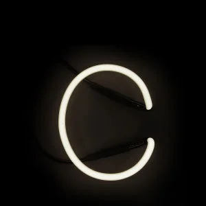 Seletti Neon Wall Light - Letter C Image 1