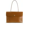 Mimi Minerva Large Top Handle Leather Bag - Tan - Image 1