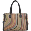 Paul Smith Accessories Double Zip Leather Tote Bag - Swirl - Image 1