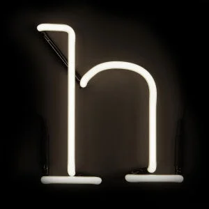 Seletti Neon Wall Light - Letter H Image 1