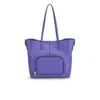 MILLY Astor Pebble Leather Tote Bag - Blue - Image 1