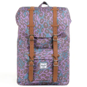 Herschel Supply Co. Little America Mid-Volume Backpack - Purple Leopard Image 1
