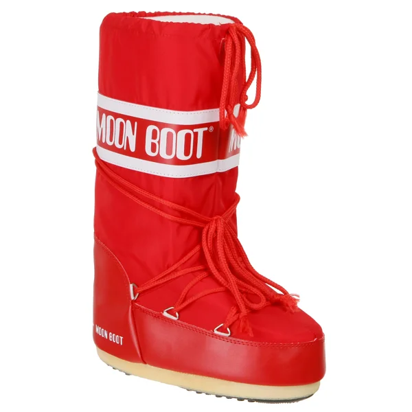 Moon Boot Women's Nylon Boots - Red