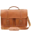 Grafea Timeless Classic Leather Briefcase  - Caramel - Image 1