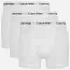 Calvin Klein Men's Cotton Stretch 3-Pack Trunks - White - L - Image 1