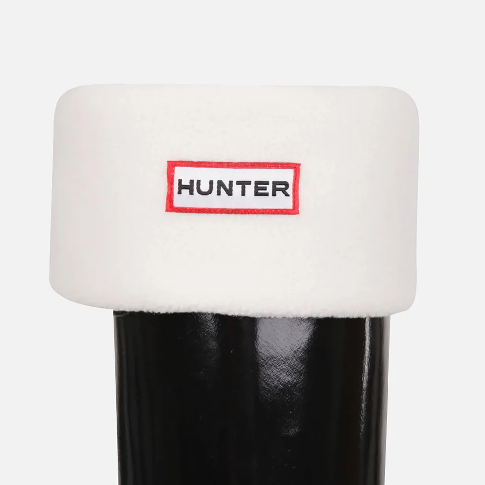 Hunter Unisex Fleece Welly Socks - Cream Image 1