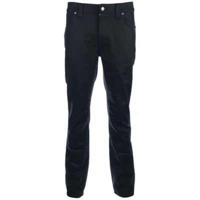 Nudie Jeans - Nudie Thinn Finn Dry Coated Jeans in Black