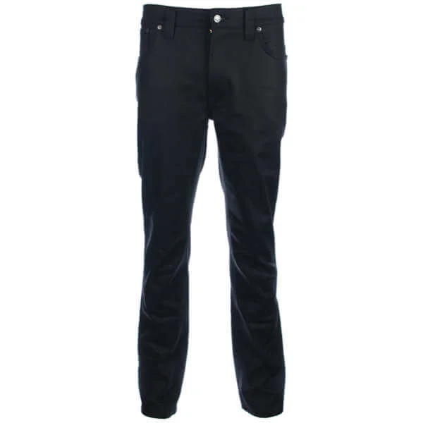 Nudie Jeans - Nudie Thinn Finn Dry Coated Jeans in Black Image 1