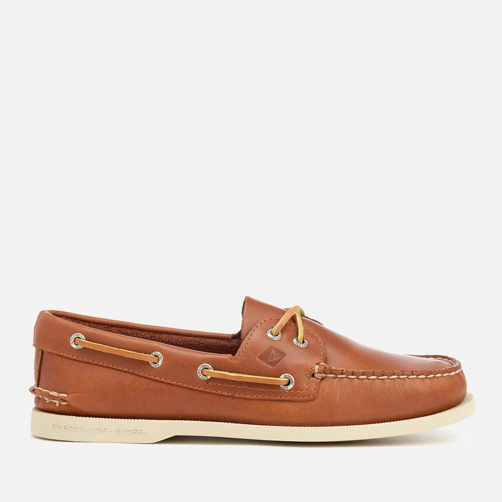 Sperry Men's A/O 2-Eye Leather Boat Shoes - Tan Image 1