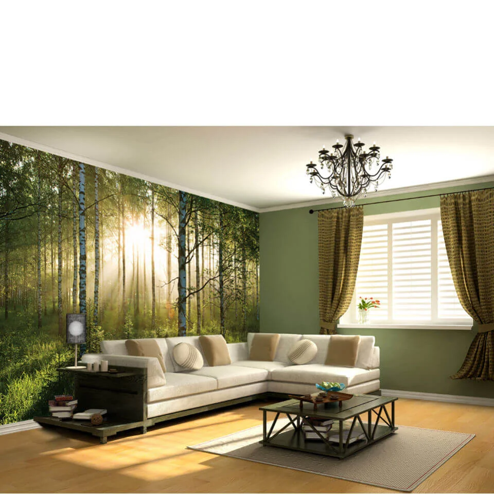 Forest Scene Wall Mural Image 1