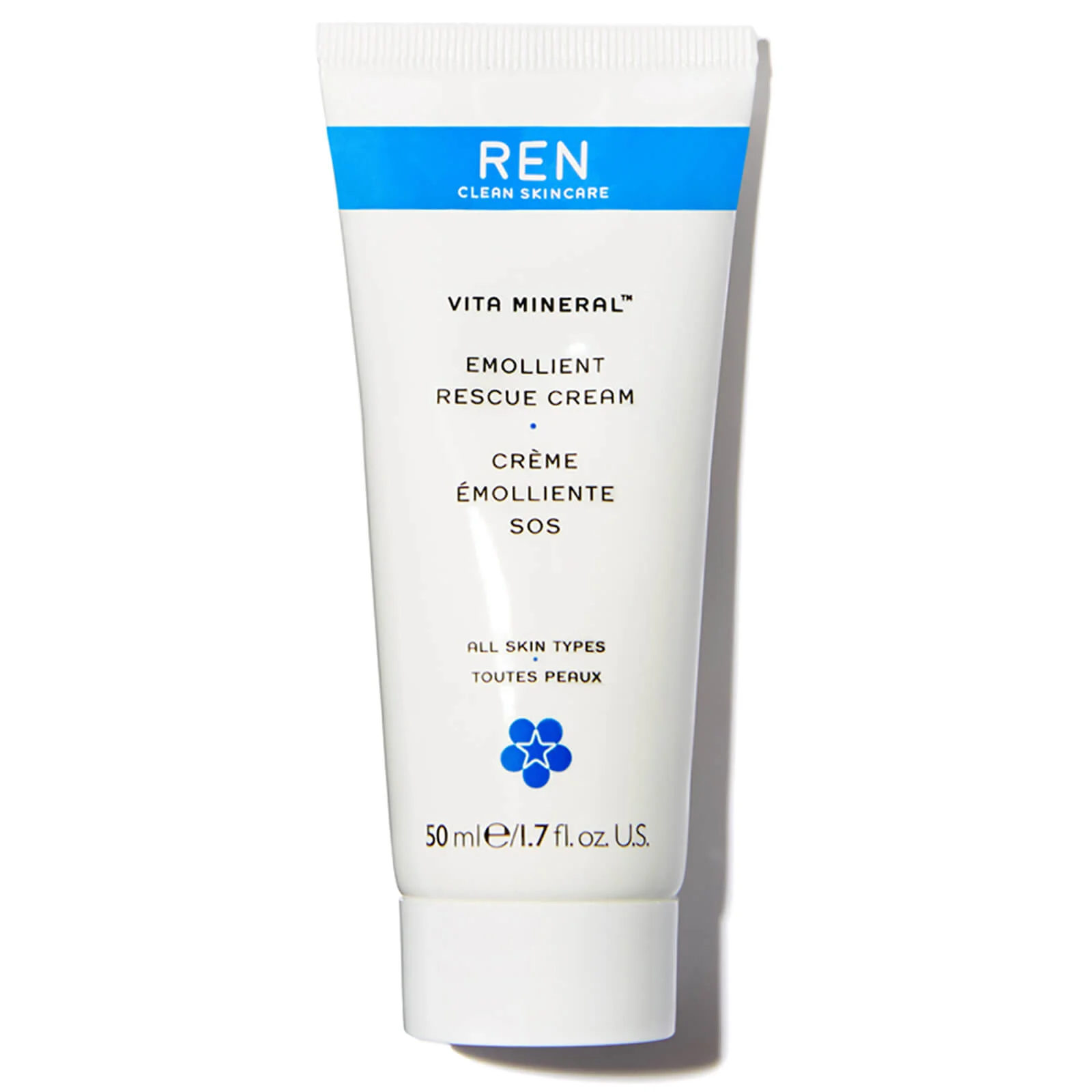 REN Clean Skincare Vita Mineral Emollient Rescue Cream 50ml Image 1