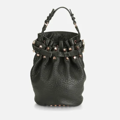 Alexander Wang Women's Diego Pebble Leather Bag - Black with Rose Gold Hardware