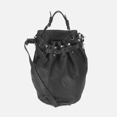 Alexander Wang Women's Diego Pebble Leather Bag - Black/Nickel Hardware