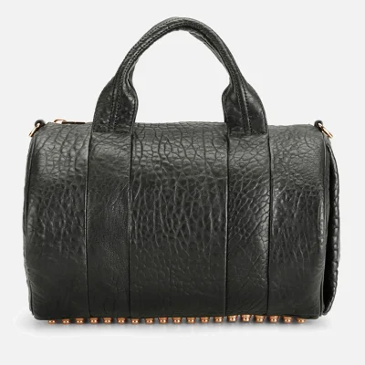 Alexander Wang Women's Rocco Pebble Leather Bag - Black with Rose Gold Hardware