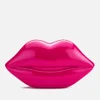 Lulu Guinness Women's Lips Perspex Clutch Bag - Shocking Pink - Image 1