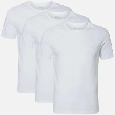 BOSS Bodywear Men's Three Pack T-Shirts - White