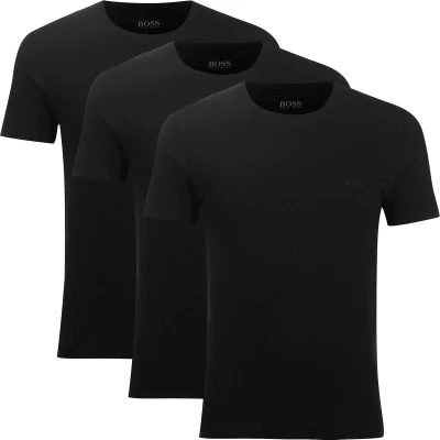 BOSS Men's Three Pack T-Shirts - Black